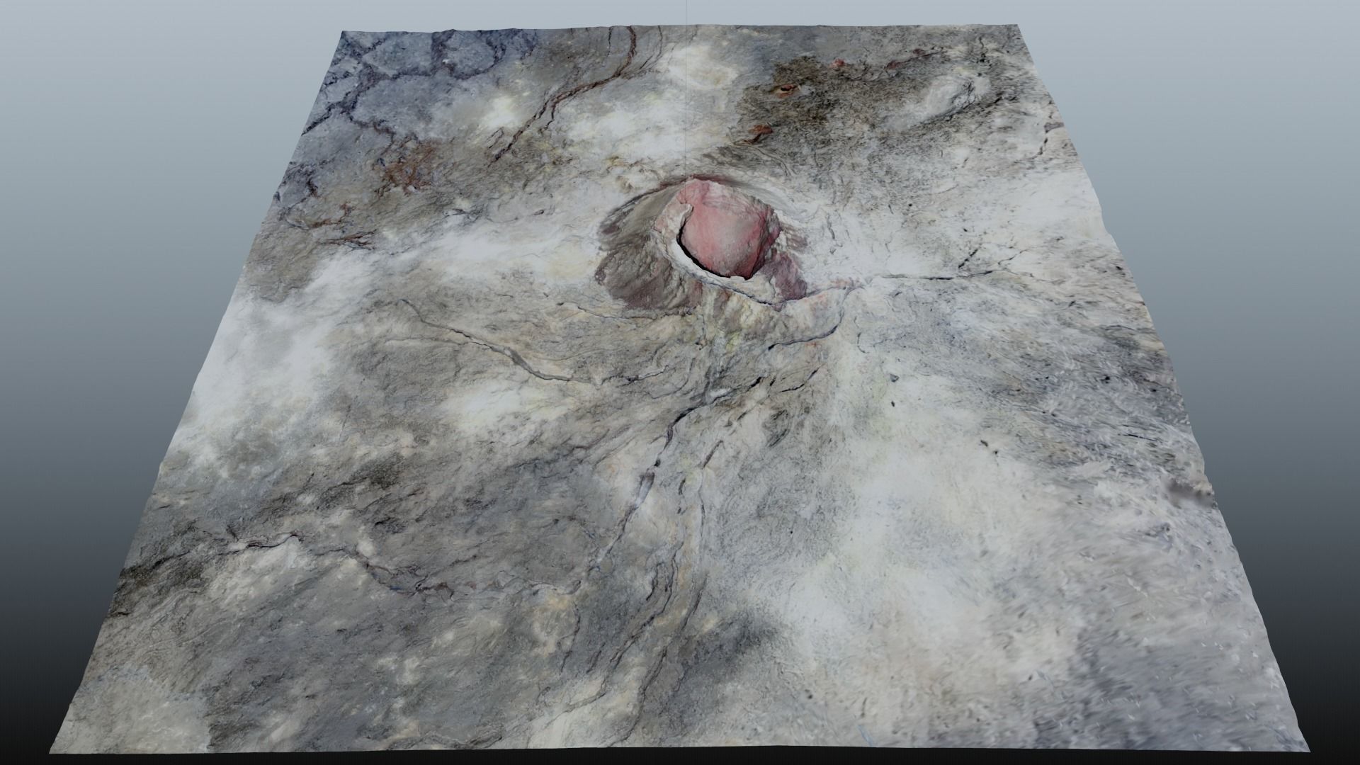 Fagradalsfjall Iceland Volcano Multipurpose Terrain Model 3D model_8