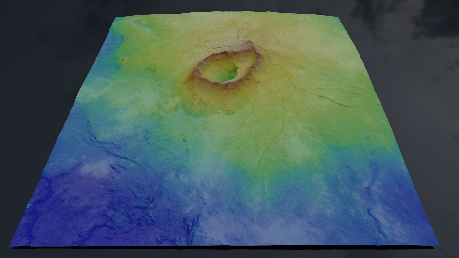 Fagradalsfjall Iceland Volcano Multipurpose Terrain Model 3D model_19