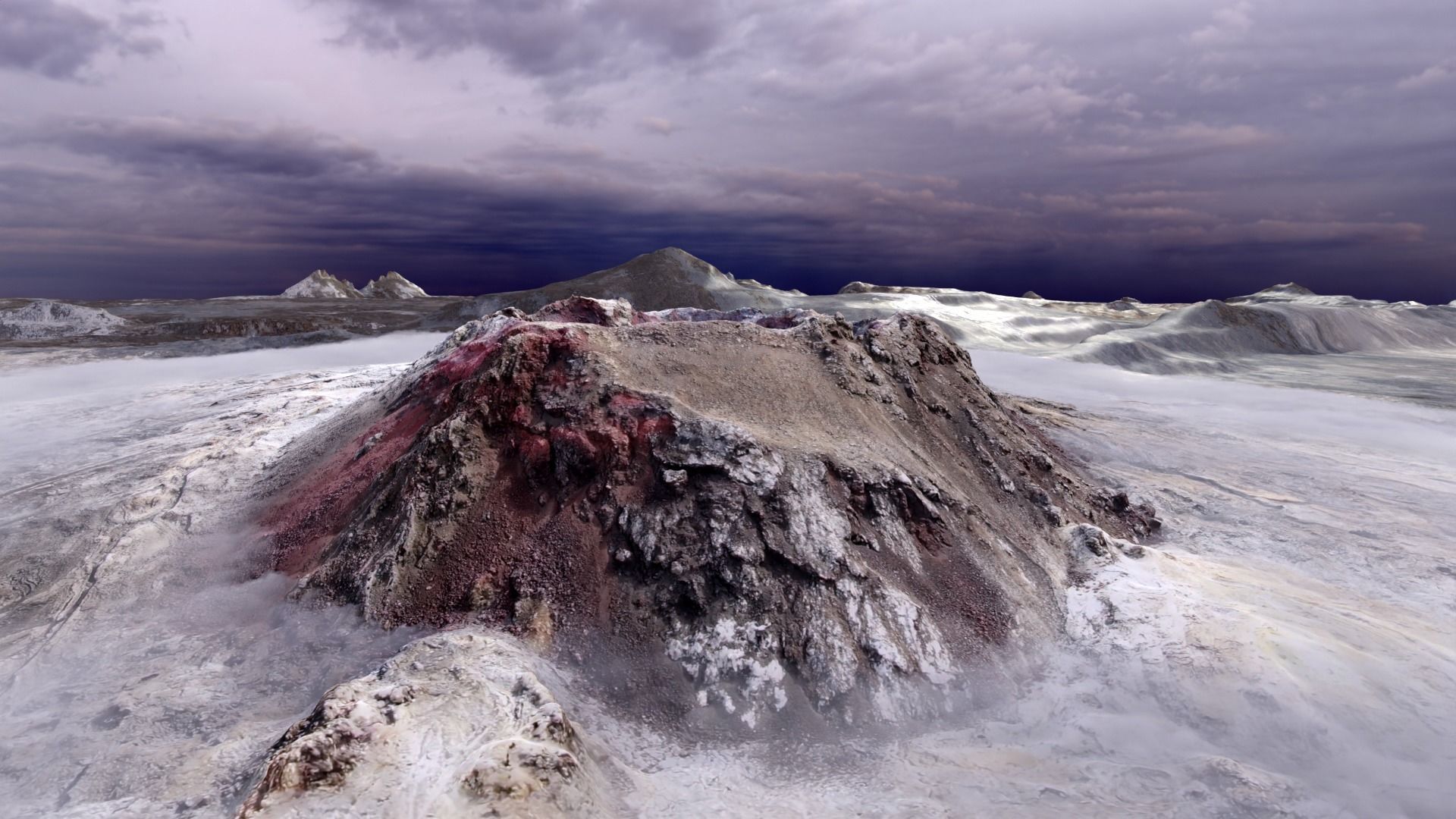 Fagradalsfjall Iceland Volcano Multipurpose Terrain Model 3D model_3