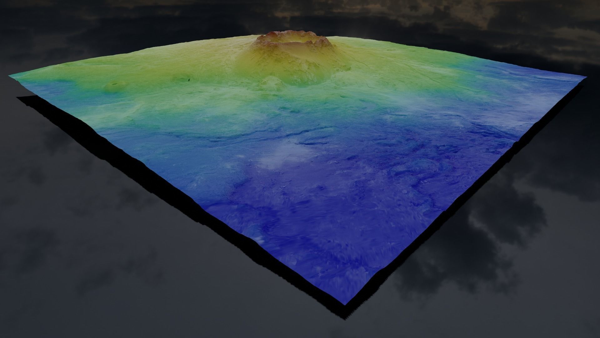Fagradalsfjall Iceland Volcano Multipurpose Terrain Model 3D model_20