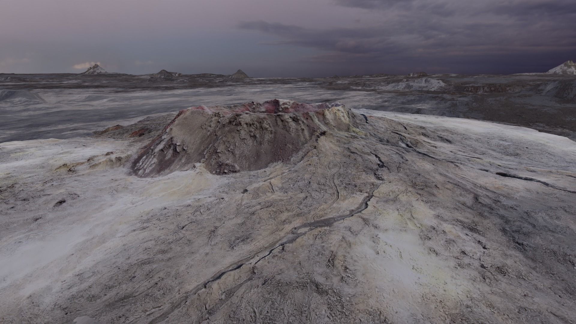 Fagradalsfjall Iceland Volcano Multipurpose Terrain Model 3D model_4