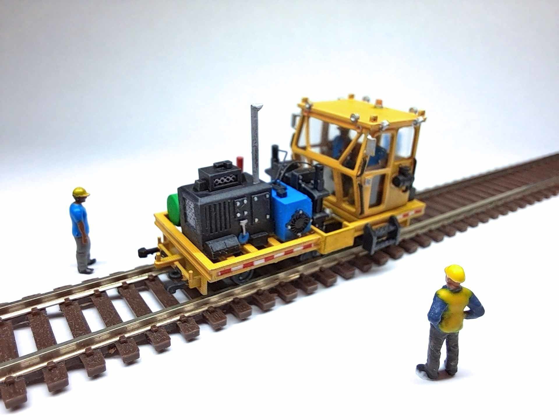 N Scale Spike Puller MOW 3D print model_3