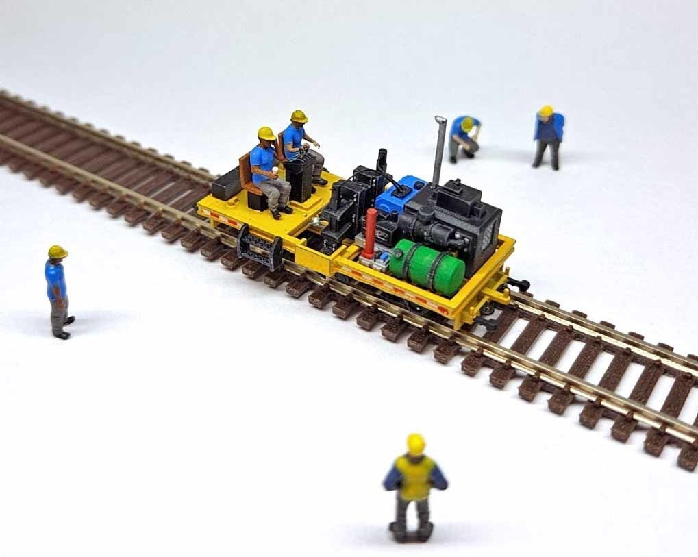 N Scale Spike Puller MOW 3D print model_1