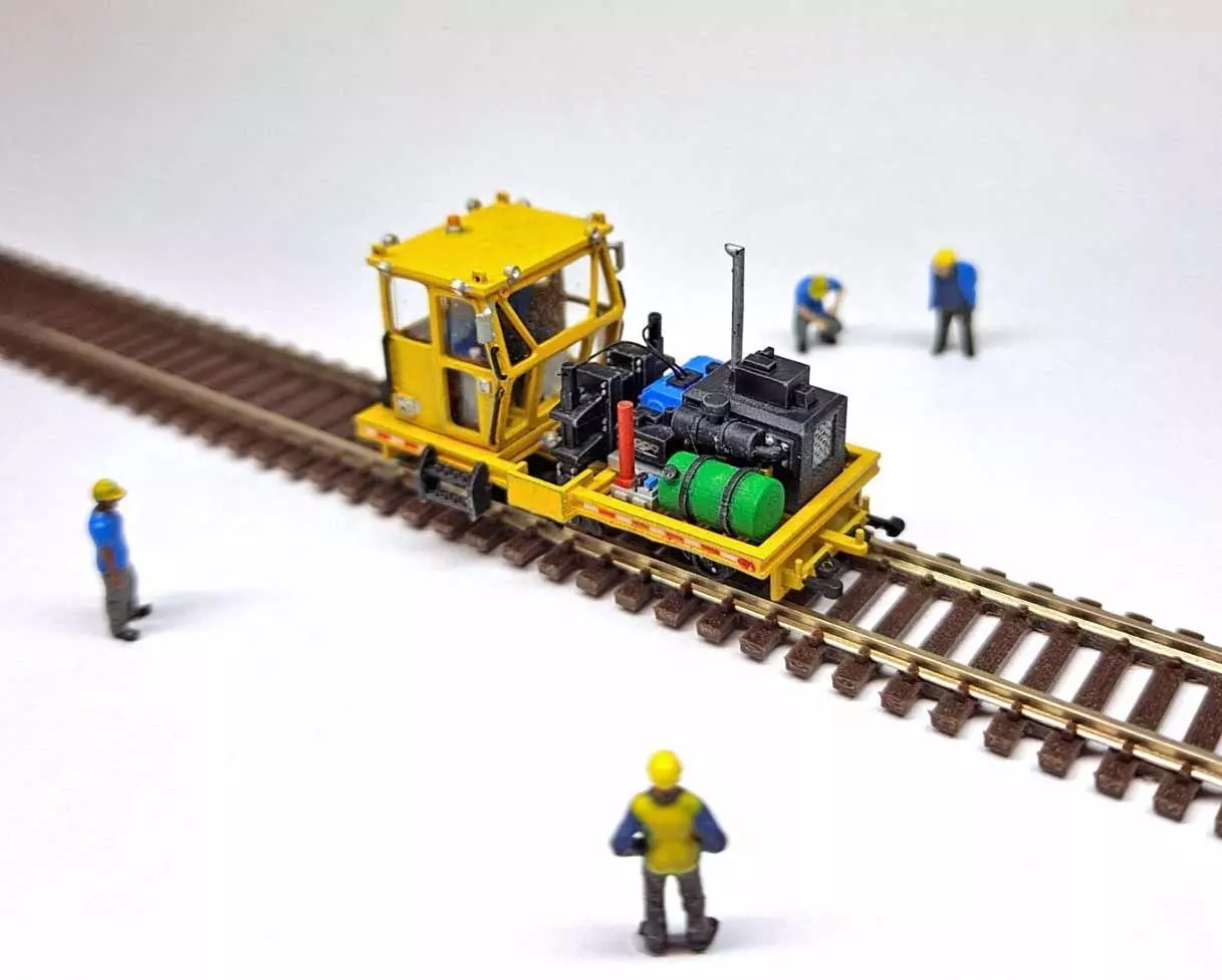 N Scale Spike Puller MOW 3D print model_0