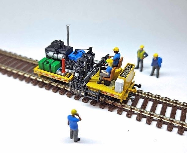 N Scale Spike Driver MOW 3D print model 3