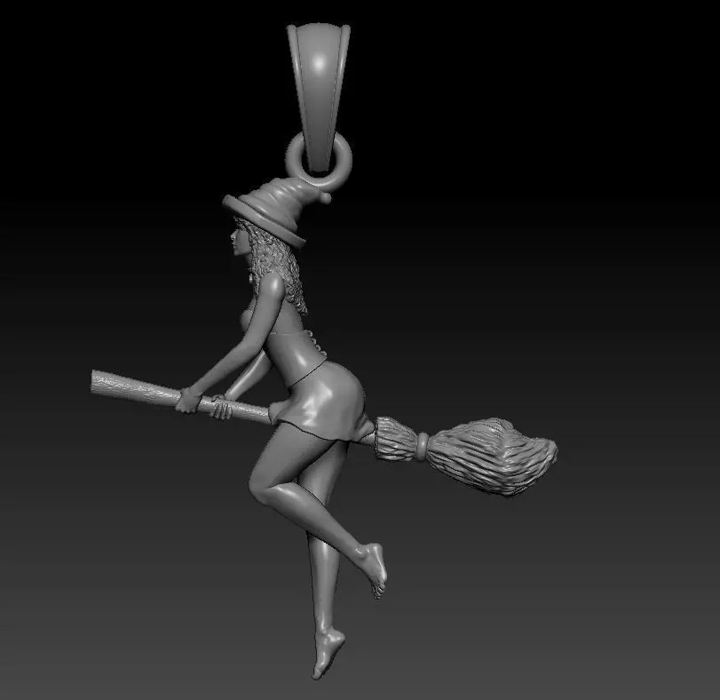 Pendant Girl 3D print model_0
