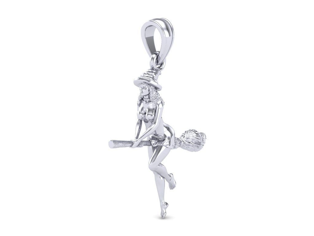 Pendant Girl 3D print model_8