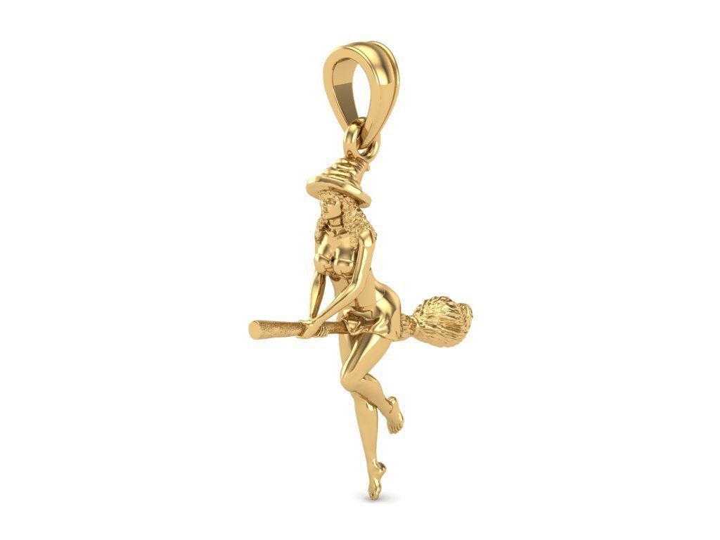 Pendant Girl 3D print model_6