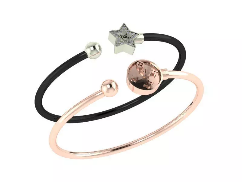 LV Fashion Bracelet 3D print model