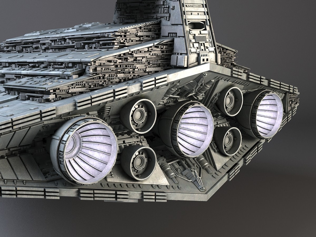 StarWars Star Destroyer 3D model_7
