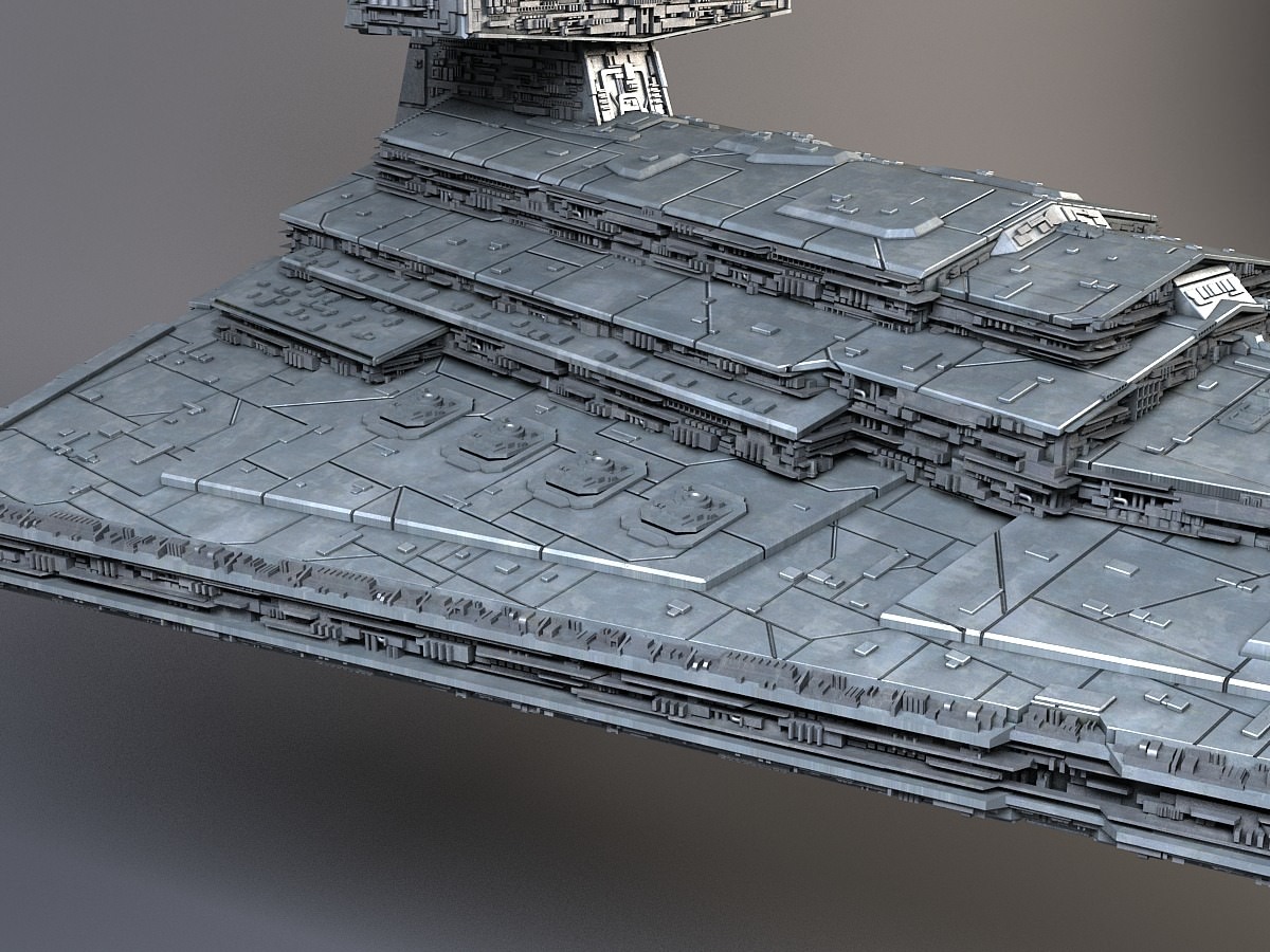 StarWars Star Destroyer 3D model_4