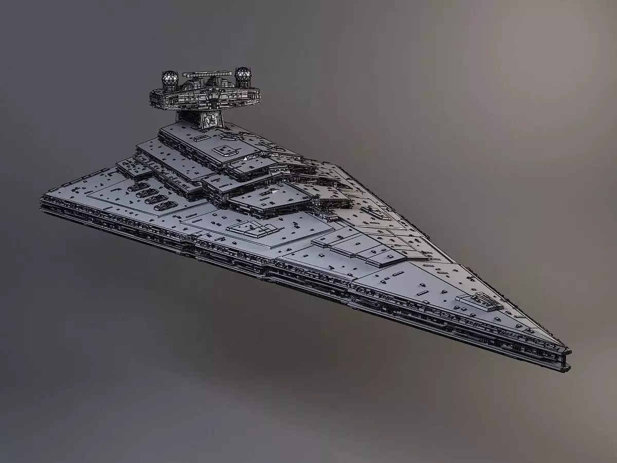 StarWars Star Destroyer 3D model_0