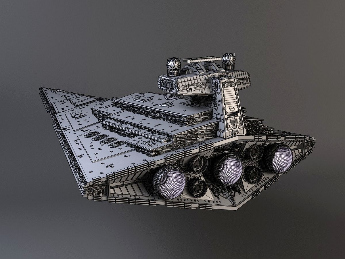 StarWars Star Destroyer 3D model_10