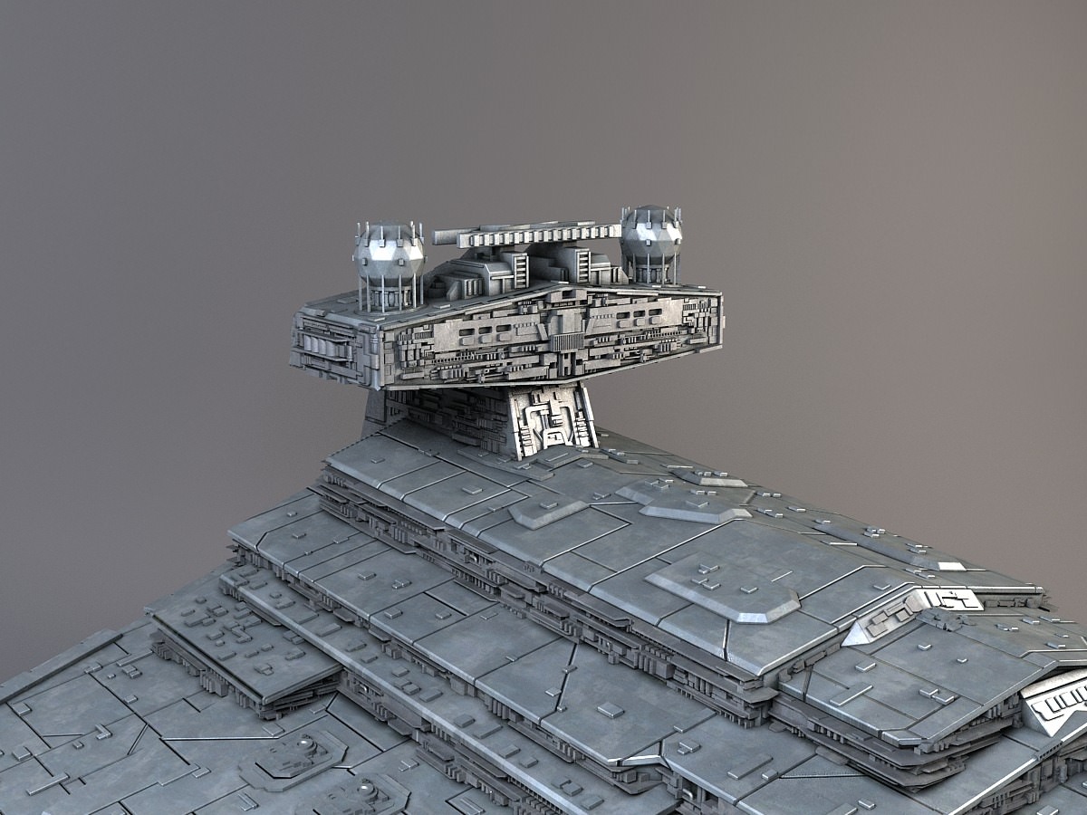 StarWars Star Destroyer 3D model_6