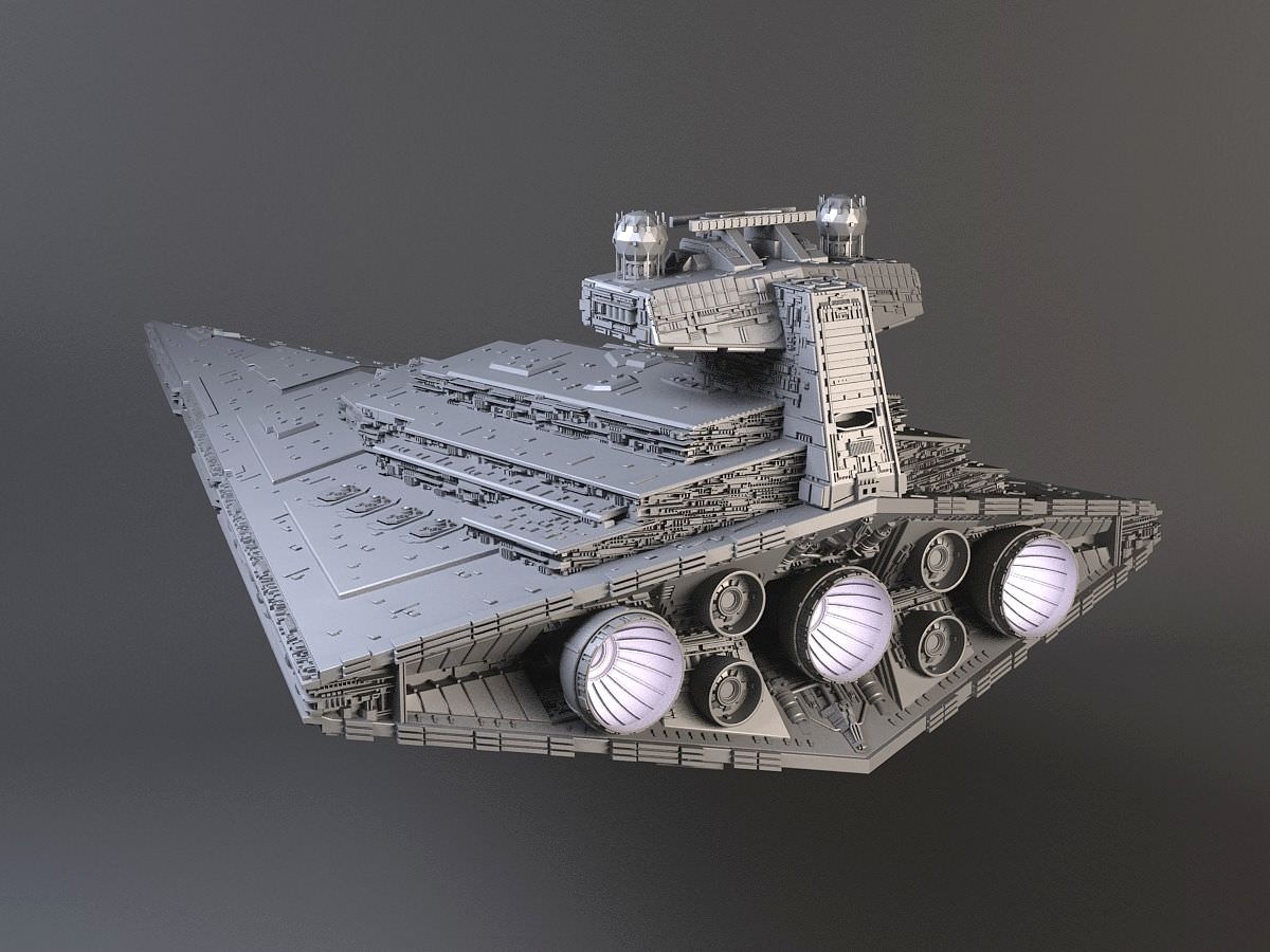 StarWars Star Destroyer 3D model_2