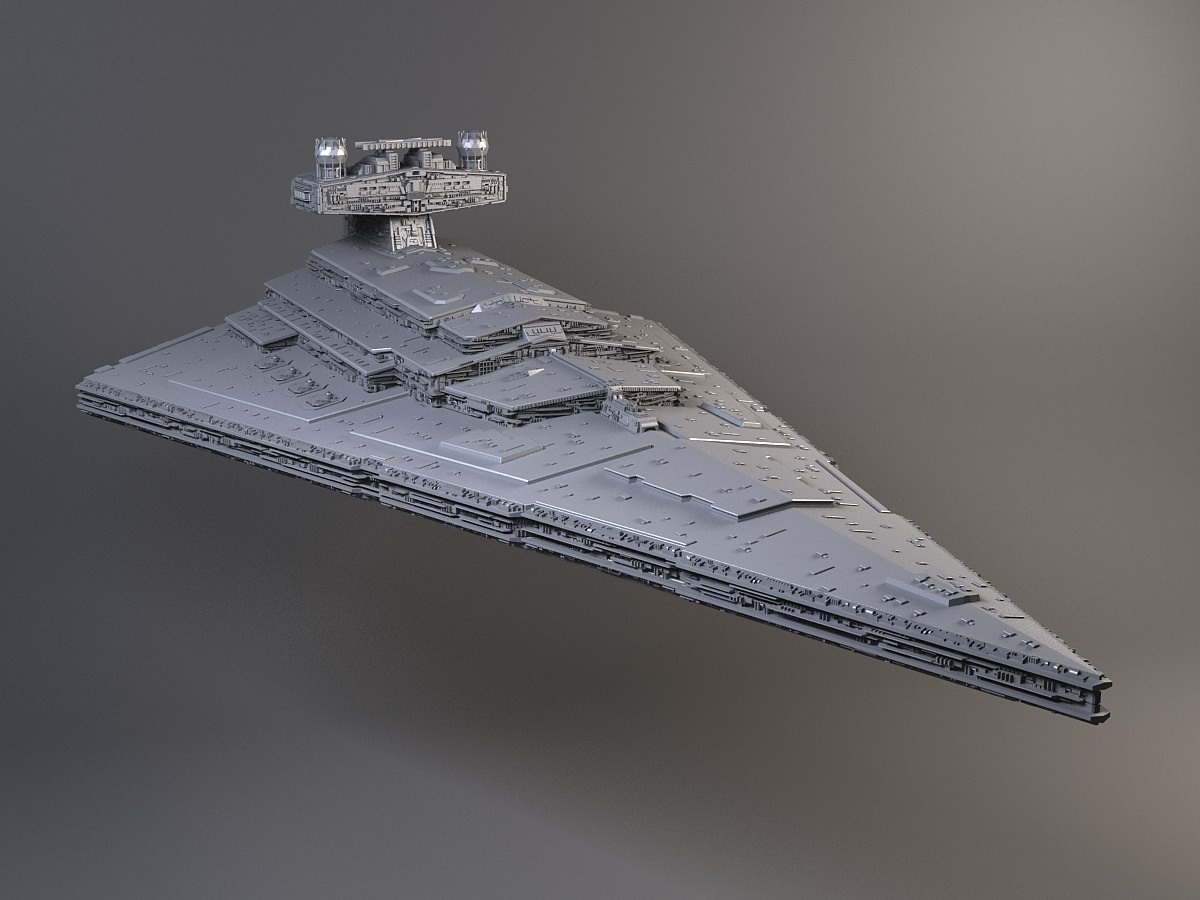 StarWars Star Destroyer 3D model_5