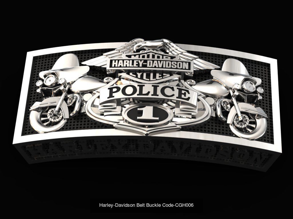 Harley-Davidson Set Code CGH001-CGH008 3D Model Collection_6
