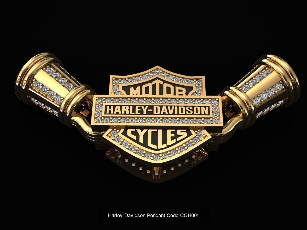 Harley-Davidson Set Code CGH001-CGH008 3D Model Collection_4