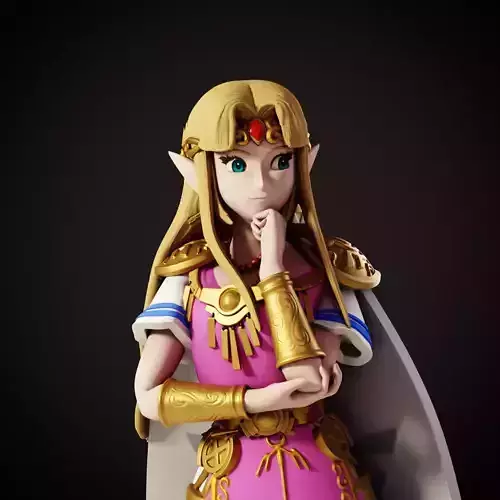 Princess Zelda - Super Smash Bros Ultimate 3D print model