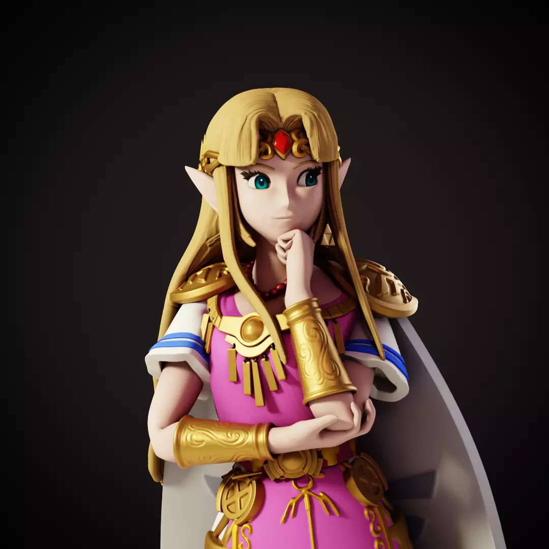 Princess Zelda - Super Smash Bros Ultimate 3D print model