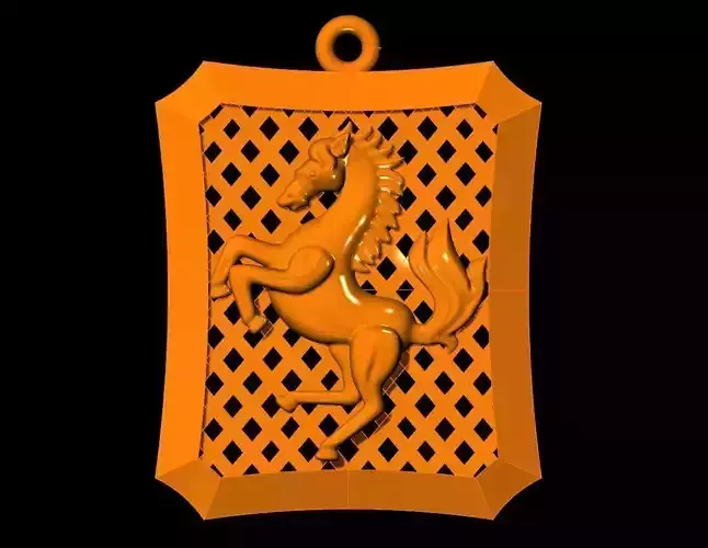 Horse Neck Pendant Code-ANM001