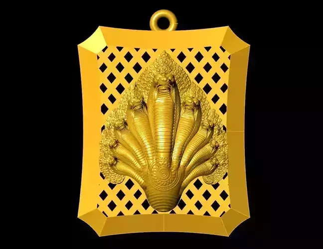 Neck Pendant Code-ANM007 3D print model
