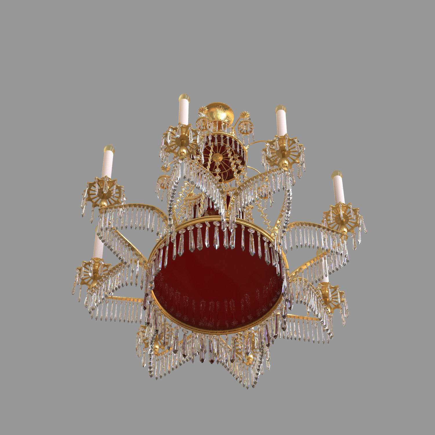 Chandelier lux 3D model_2