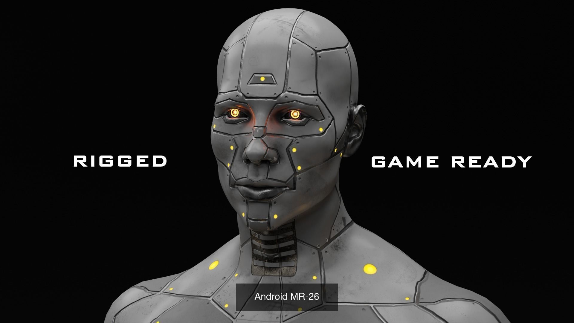 Androids 3D Model Collection_3