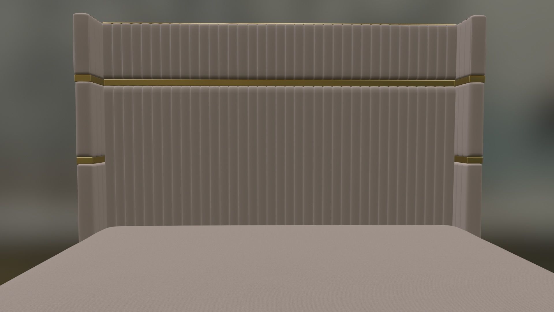 BED FOR INTERIOR  3D model_4