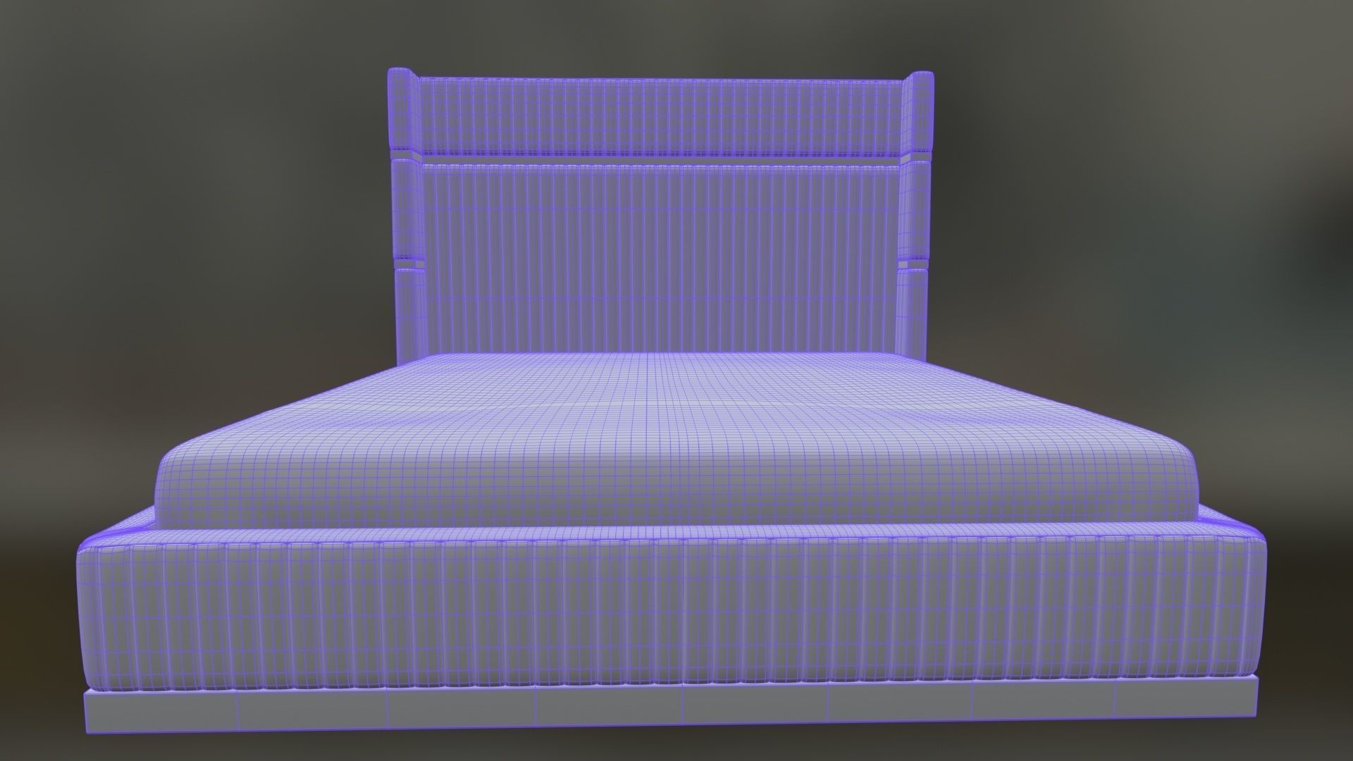 BED FOR INTERIOR  3D model_6