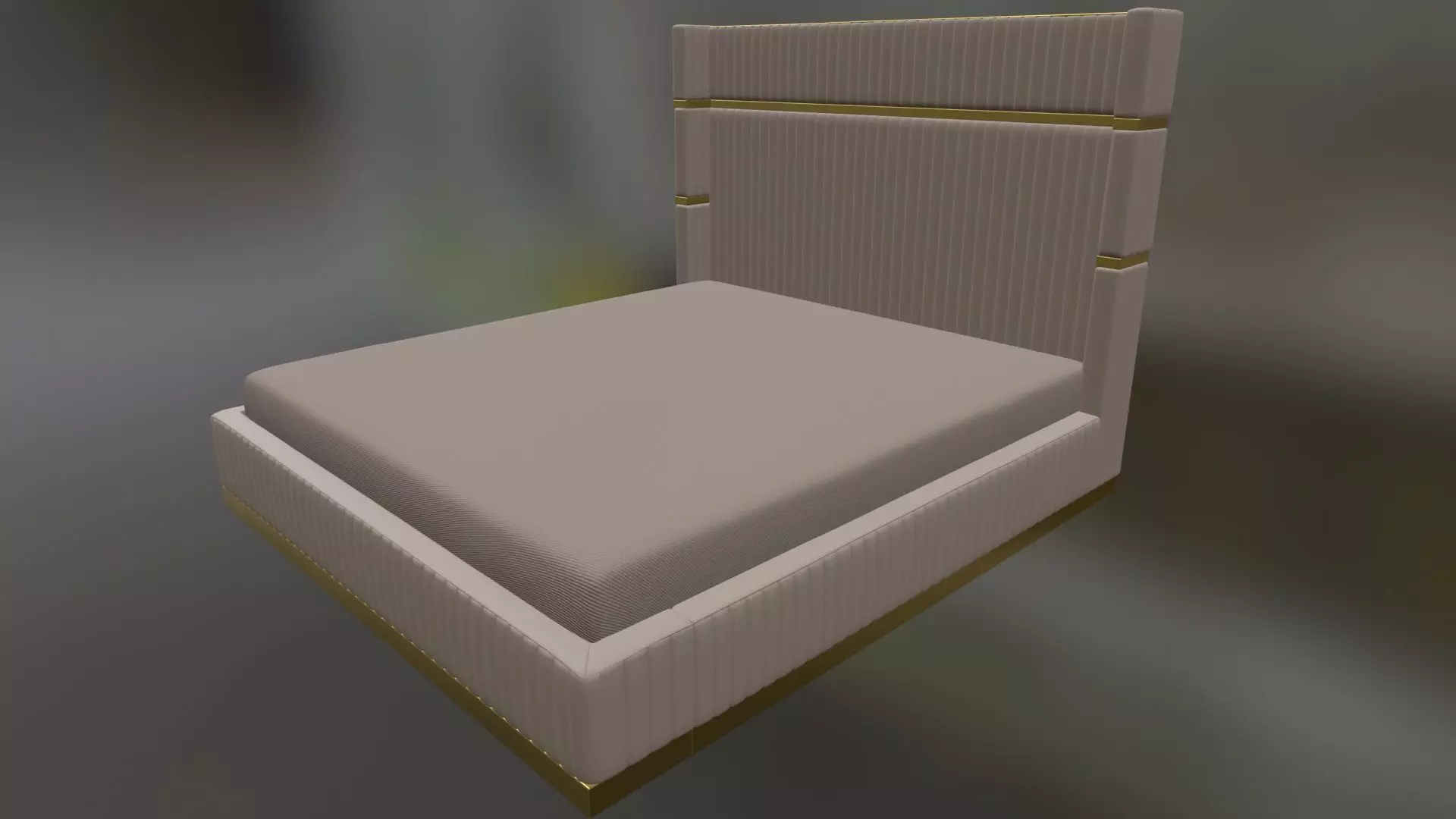 BED FOR INTERIOR  3D model_0
