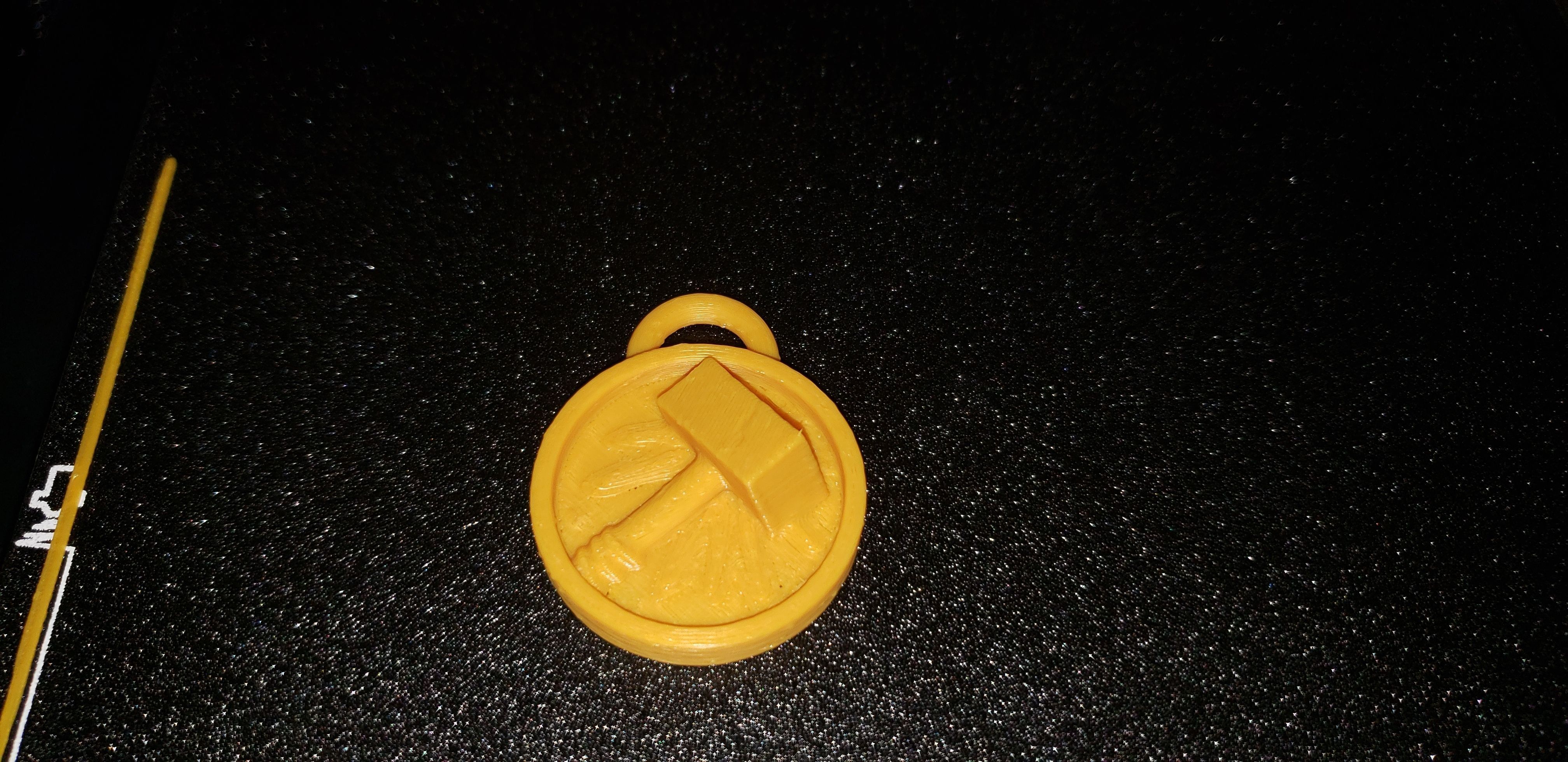 Paladin WoW keychain 3d Print 3D print model_4