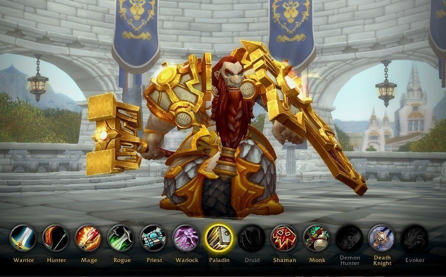 Paladin WoW keychain 3d Print 3D print model_1