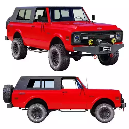 Chevrolet K5 blazer 1969 custom 3D model