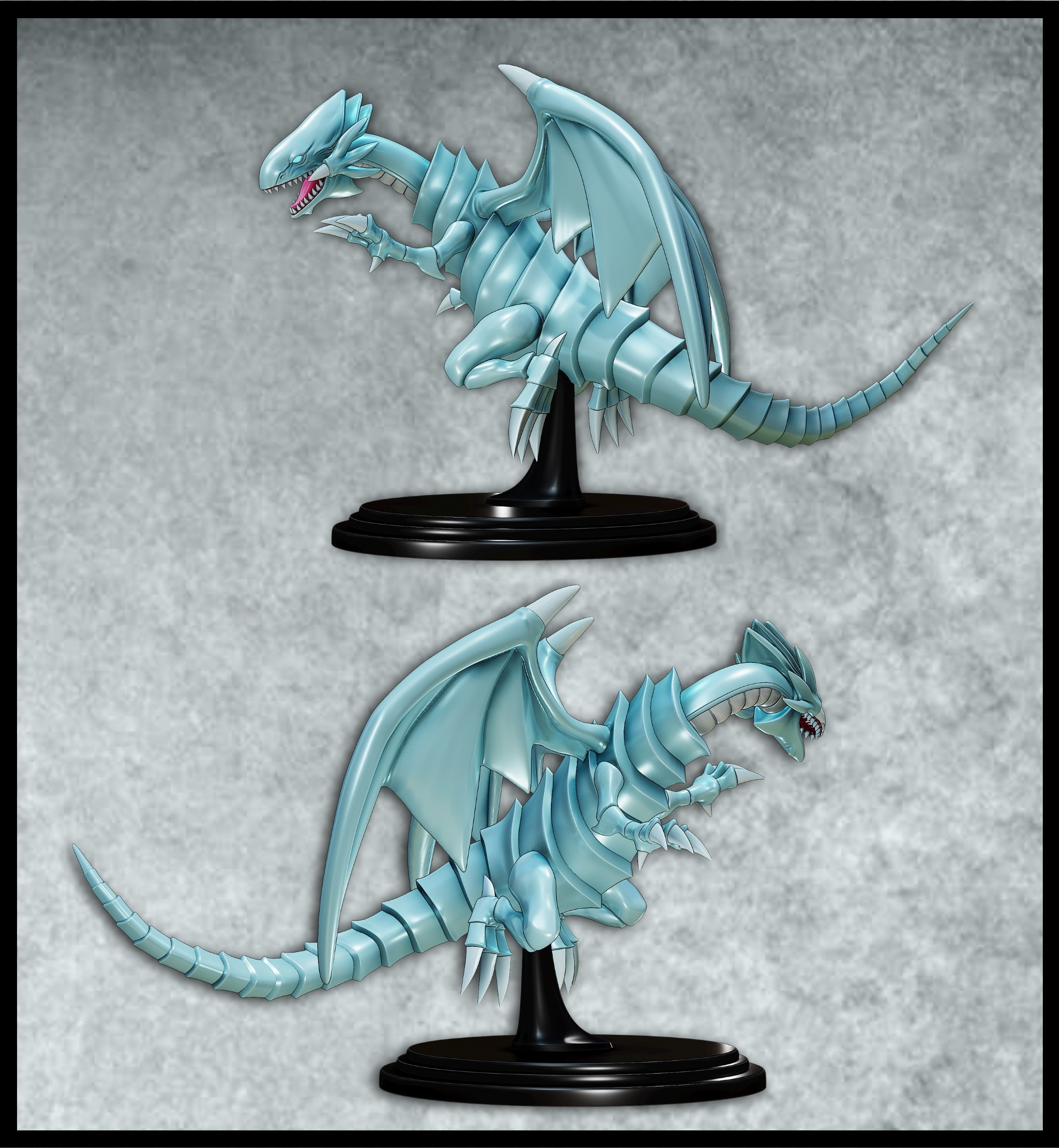 BLUE-EYES WHITE DRAGON FIGURE 1 - YUGIOH 3D print model_6