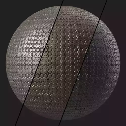 Metal Materials 66- Metal panels By Painting - Pbr 4k Seamless