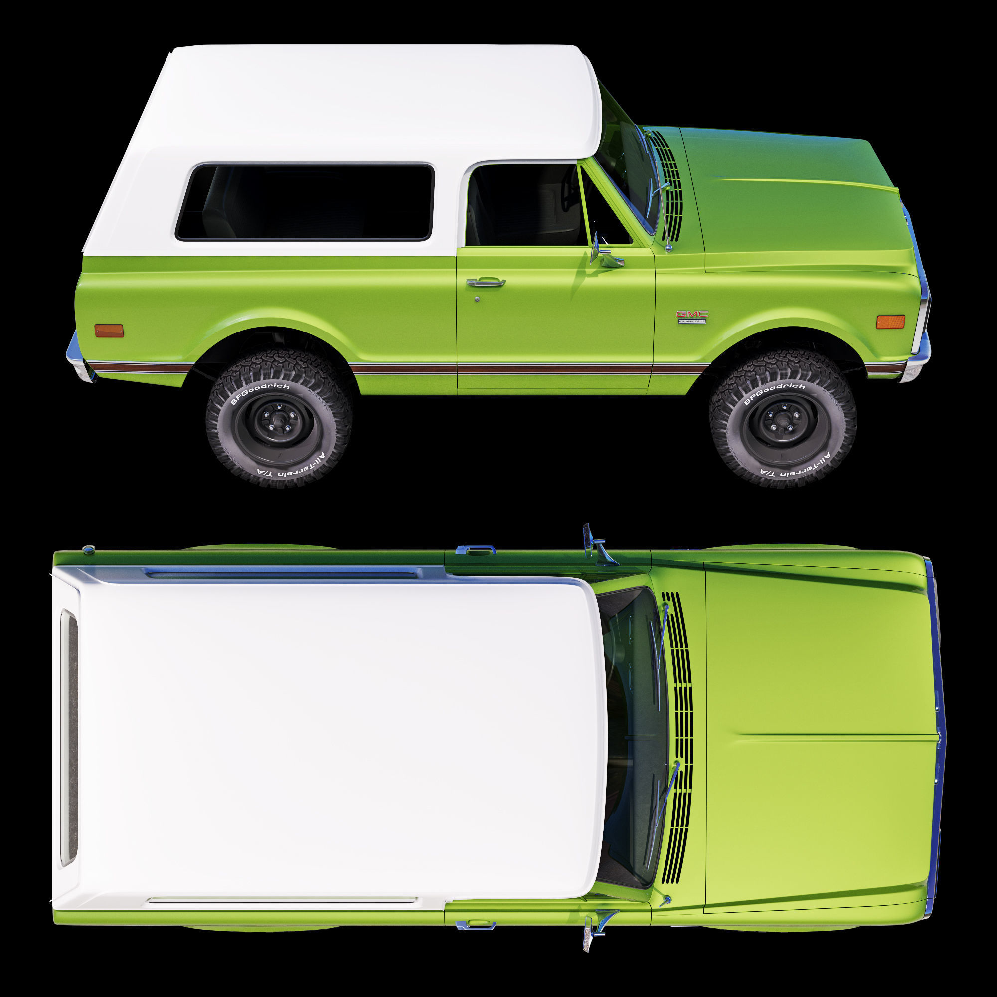 GMC Jimmy 1969 3D model_12