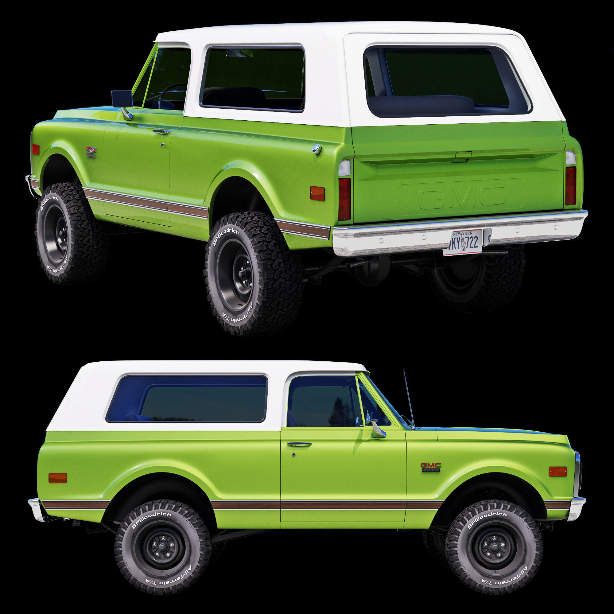 GMC Jimmy 1969 3D model_11