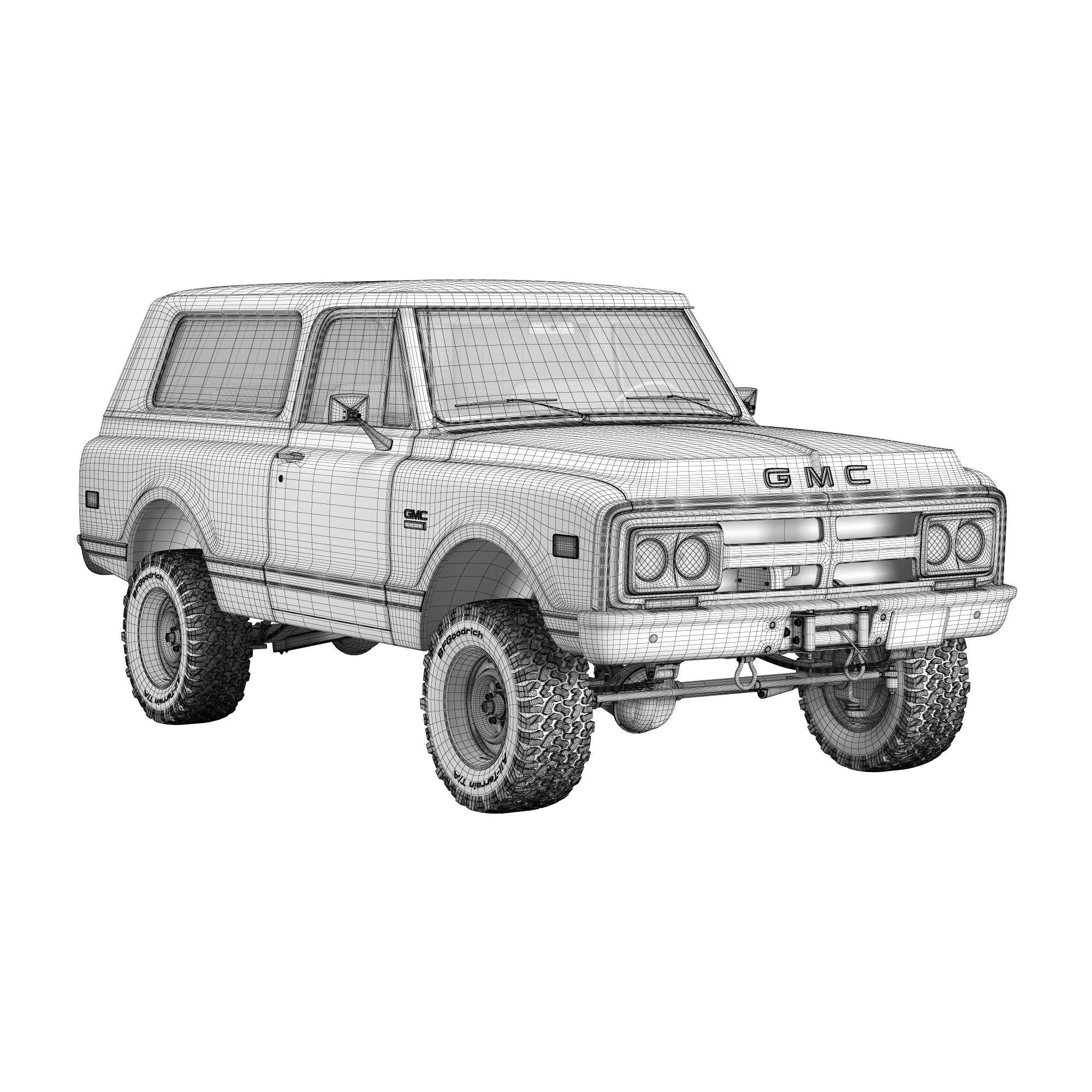 GMC Jimmy 1969 3D model_22