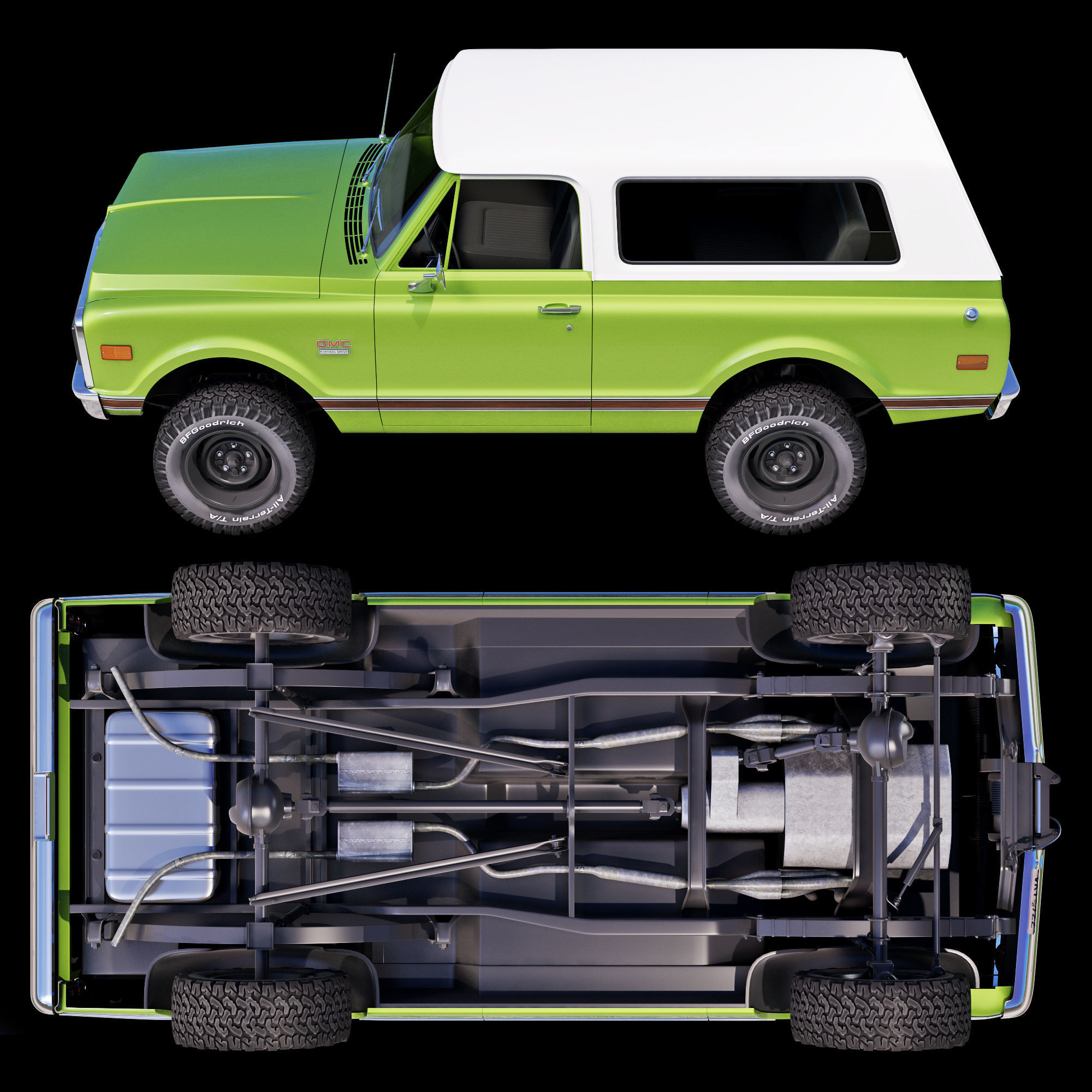 GMC Jimmy 1969 3D model_13