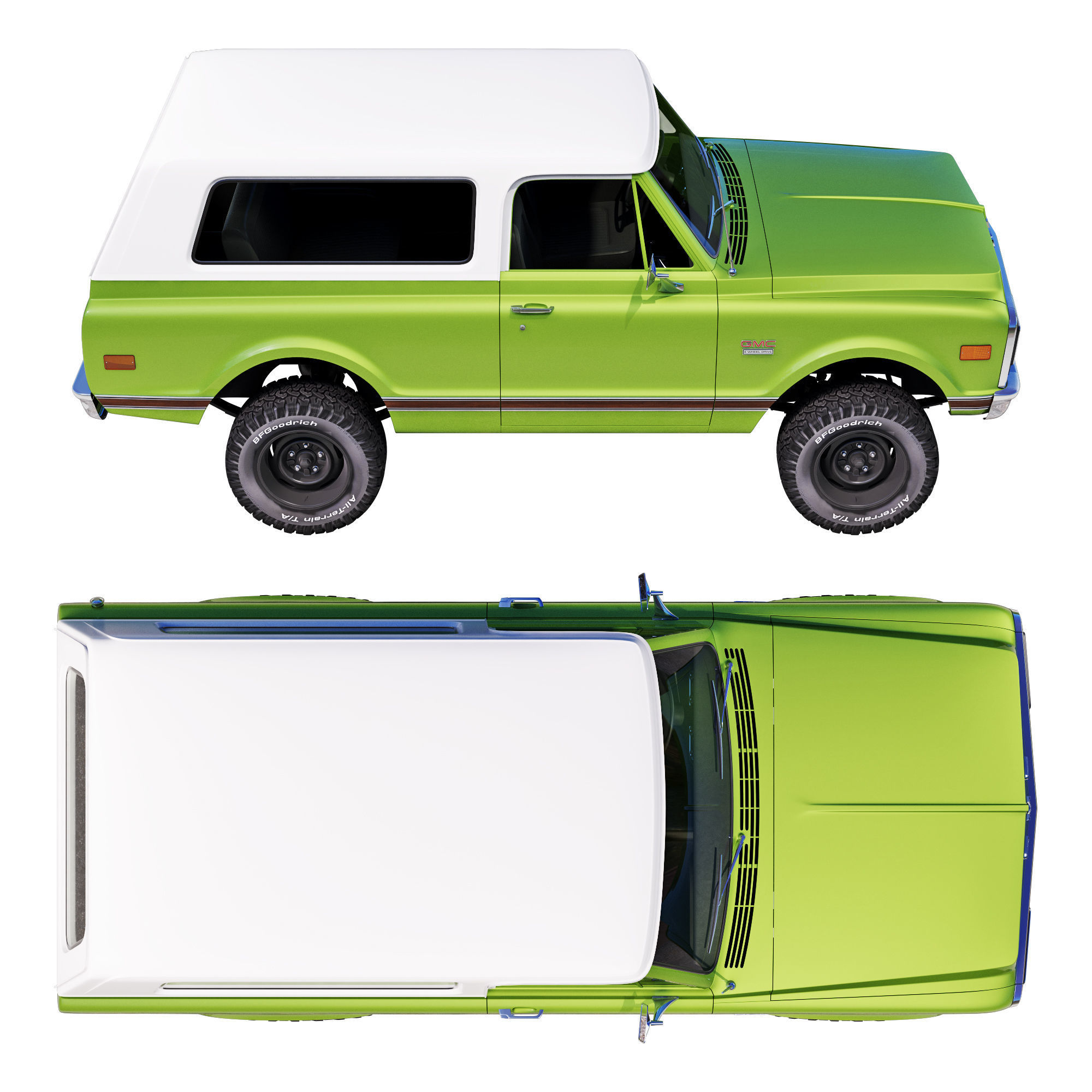 GMC Jimmy 1969 3D model_2