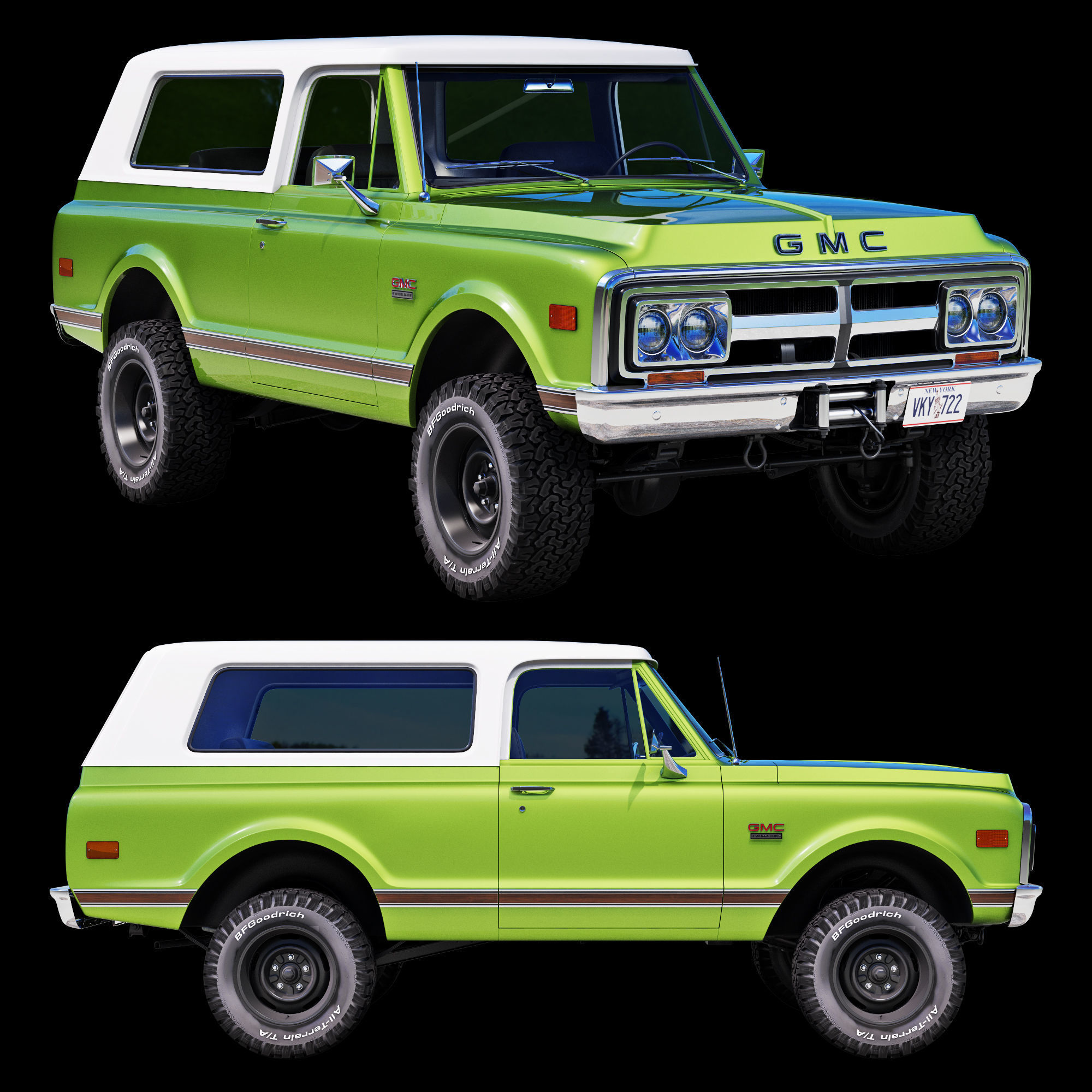 GMC Jimmy 1969 3D model_10