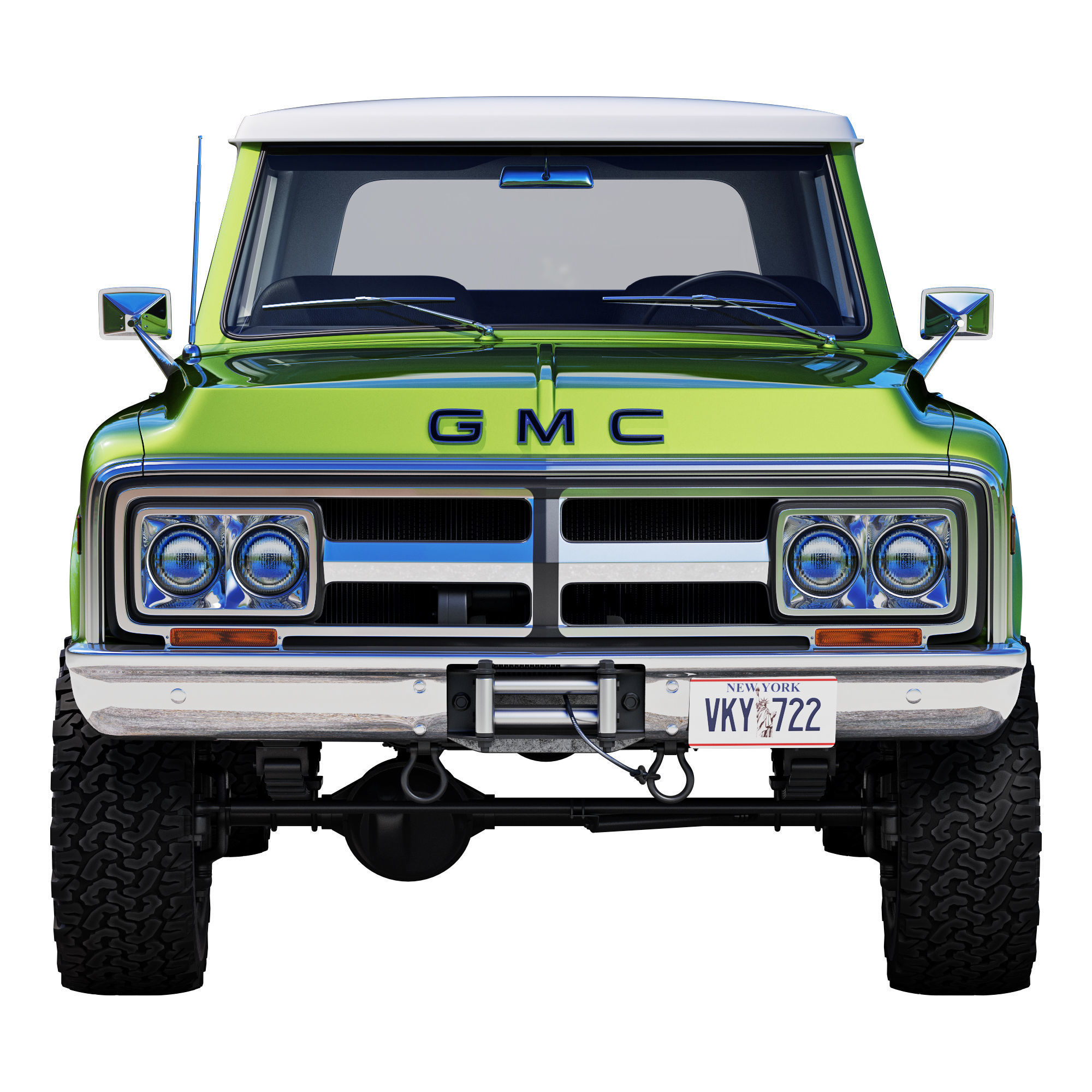 GMC Jimmy 1969 3D model_4