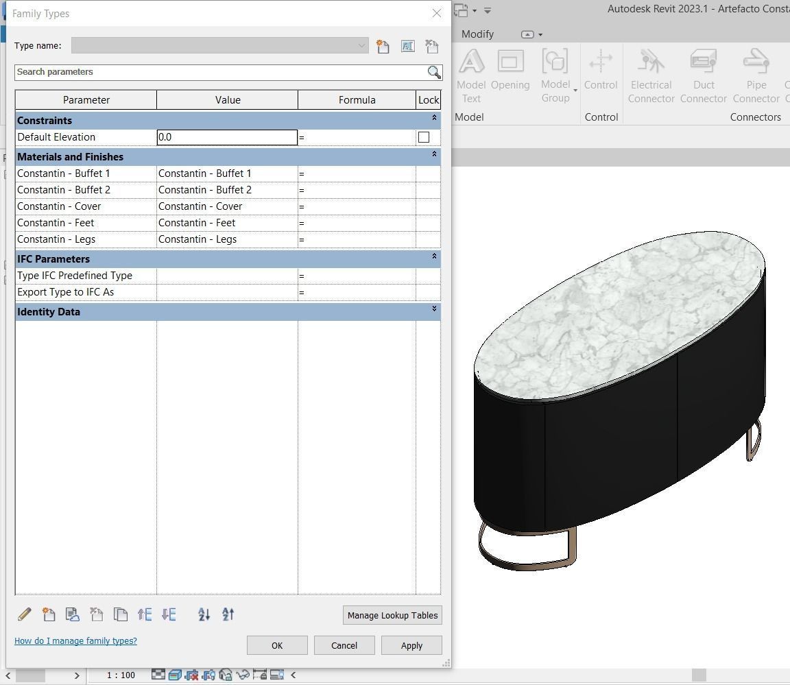 Buffet Constantin by Artefacto 3D model_2