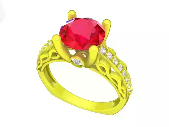 A6608 Fashion Diamond Women Ring