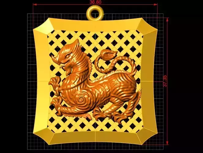 Neck Pendant Code-ANM027