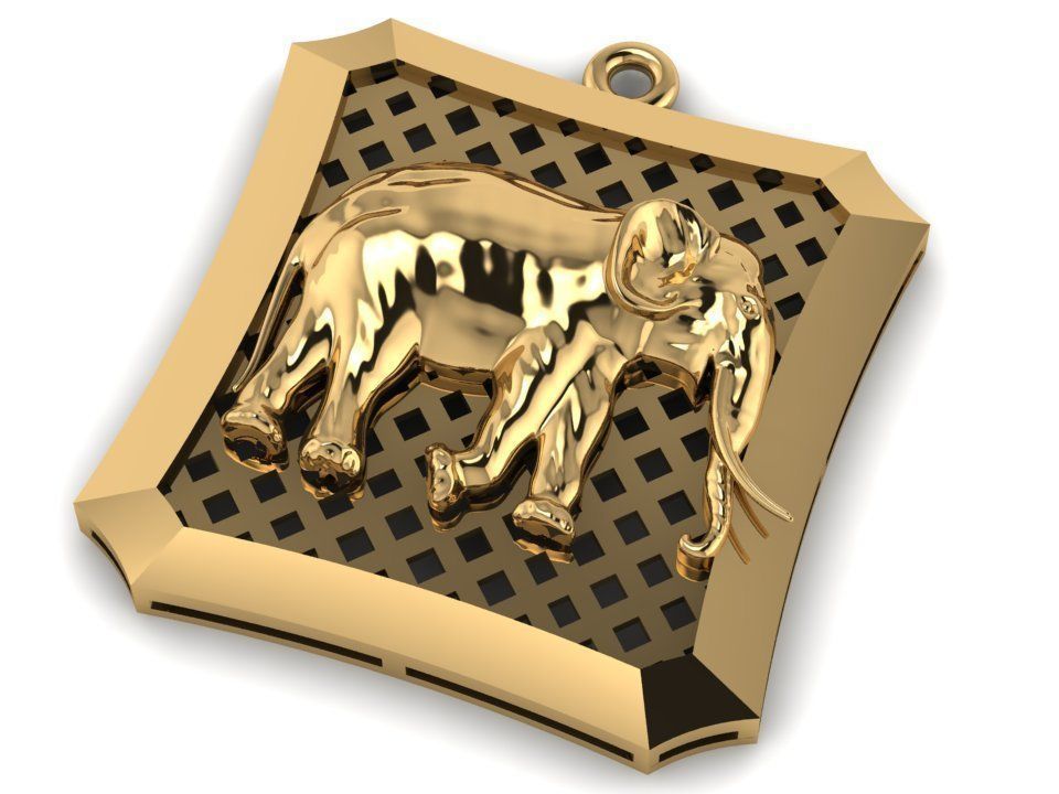 Neck Pendant Code-ANM029 3D print model_3