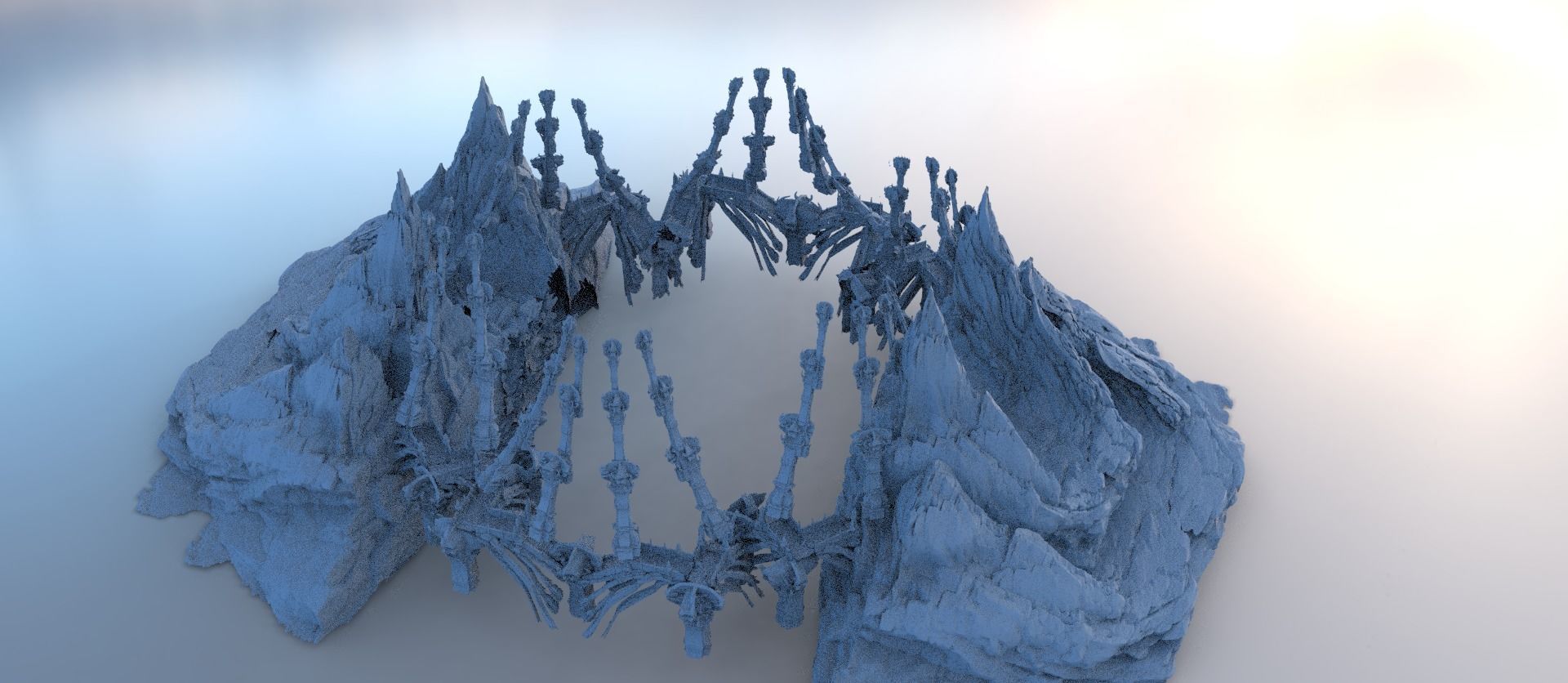 Ancient Crete Arena 3D model_1