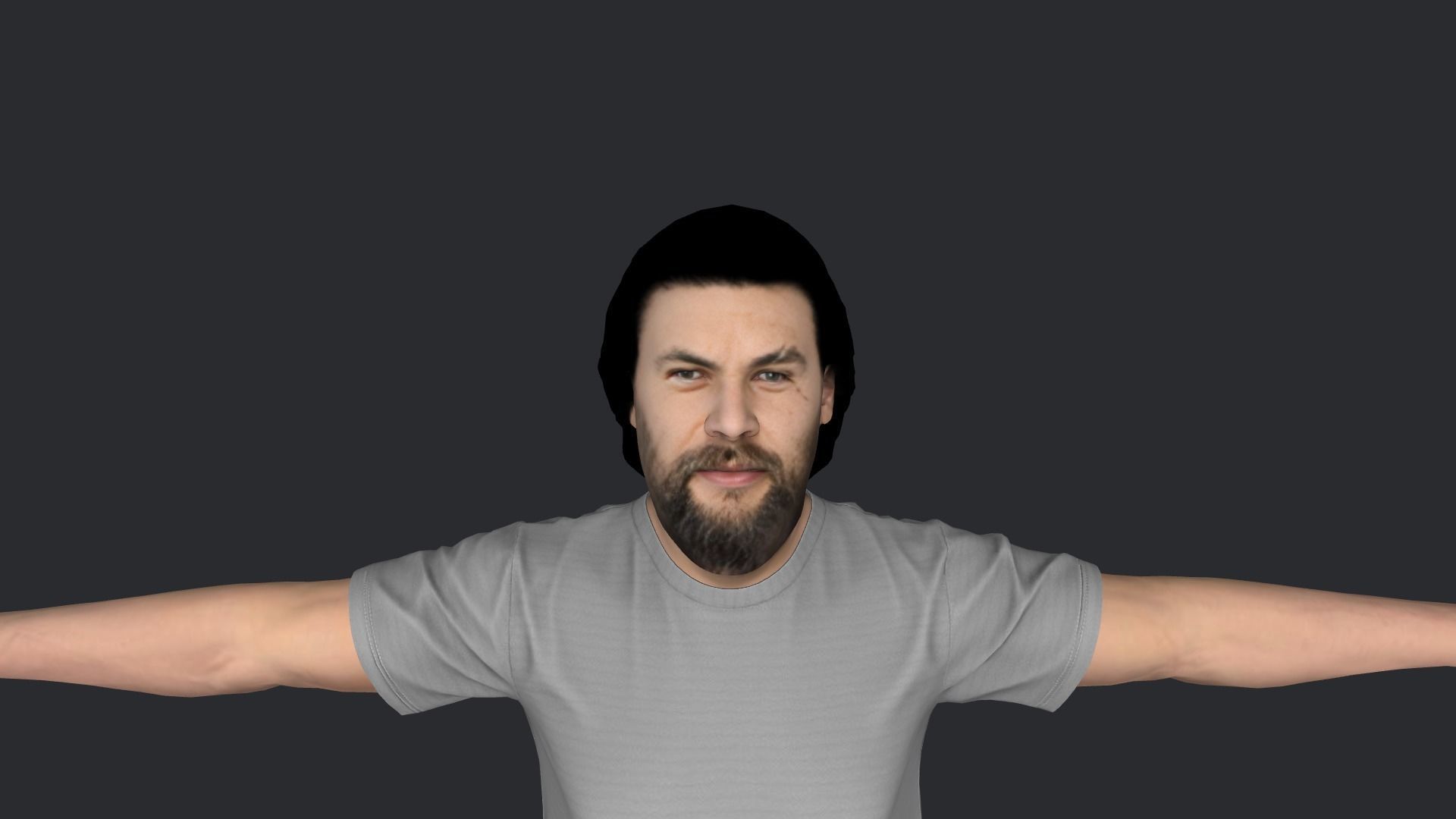 Jason Momoa Hyper Realistic Full Body Rigged Character 3D model_24