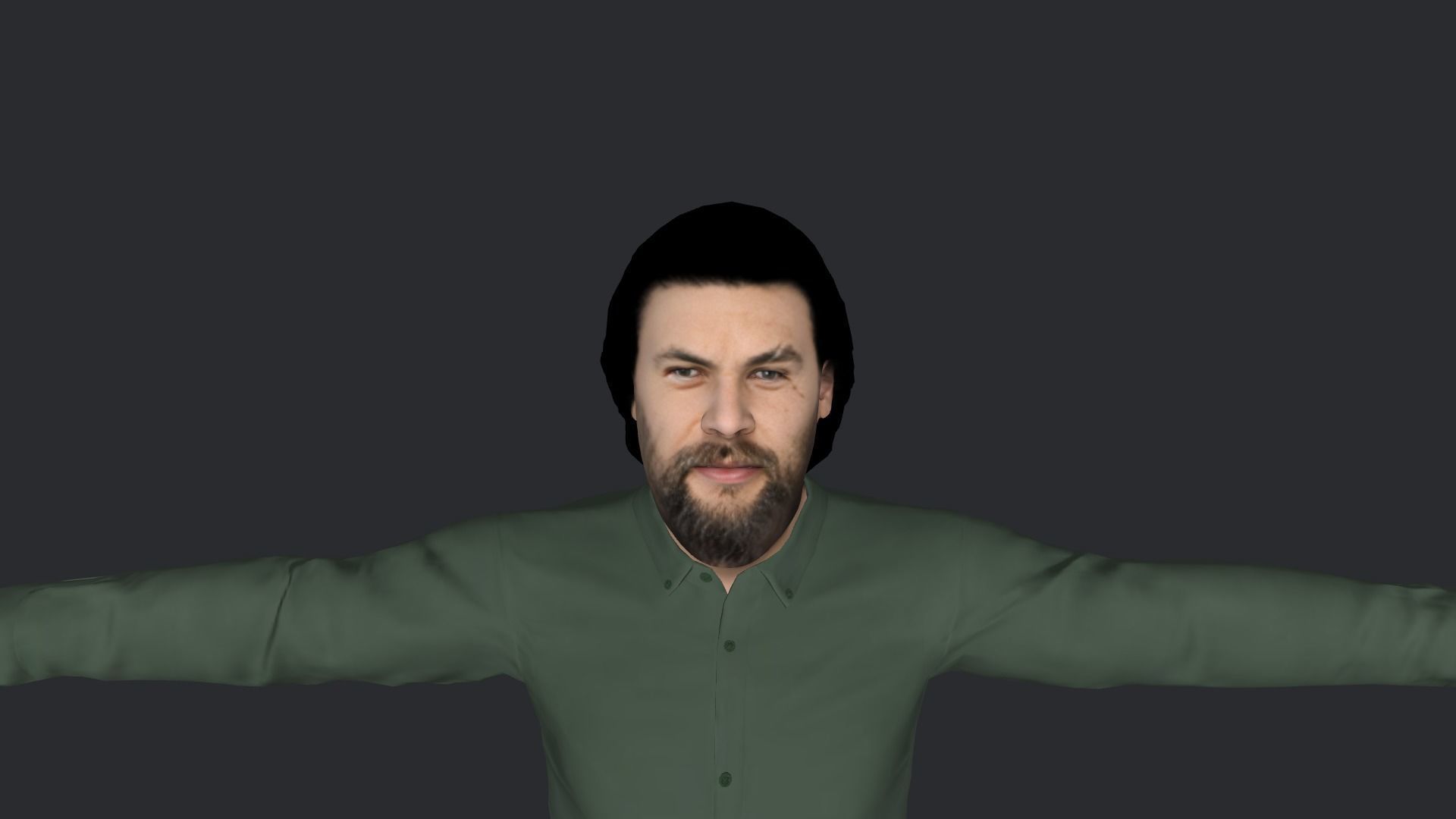Jason Momoa Hyper Realistic Full Body Rigged Character 3D model_23